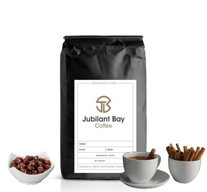 Jubilant Bay Coffee 12oz / Coarse Cinnamon Hazelnut